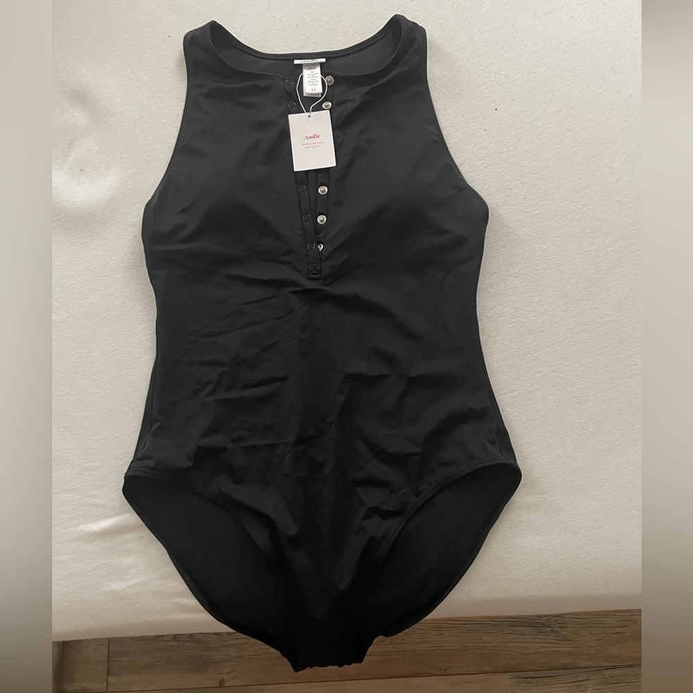 Andie swim Malibu black LT flat/smooth